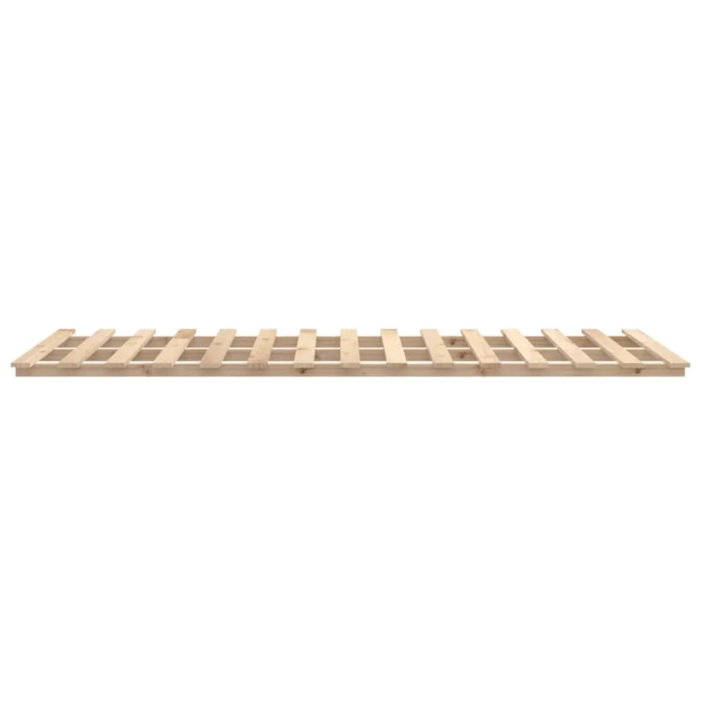 Solid Pine Wood Pallet Bed Frame Natural Finish