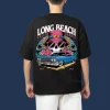 Long Beach California Skull T-Shirt, Skull Tee