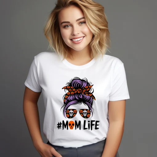 Mom Life T-shirt, Halloween Gift, Gift For Mom