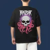 Razor Skull Tentacles T-Shirt, Skull Tee, Unisex Tee