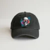 Tropical Skull Embroidered Cap, Beach Vibes Hat